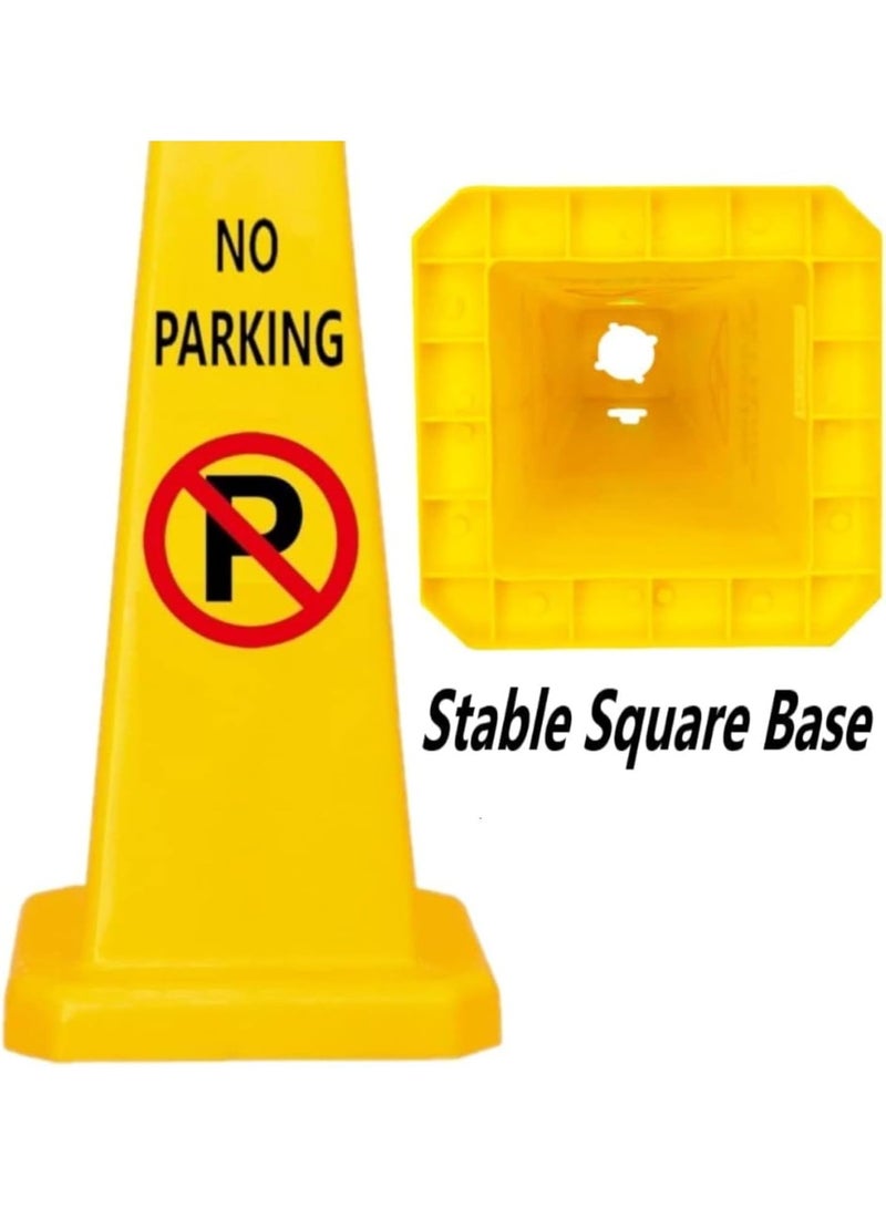 DubaiGallery Lightweight Portable No Parking Safety Floor Stand with Clear Printed Message and Symbol Designed for Quick Setup in Parking Areas Driveways Garages and Commercial Facilities - Image 3